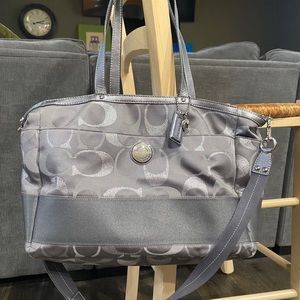 Coach diaper bag. Only used once.